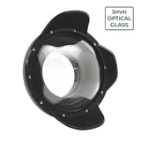 6" Optical Glass Dry Dome Port for Meikon & SeaFrogs Camera Housings V.1 40M/130FT