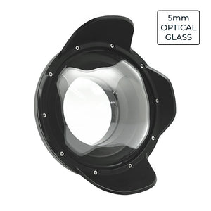 6" Optical Glass Dry Dome Port for Meikon & SeaFrogs Camera Housings V.1 40M/130FT