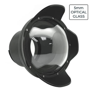 6" Optical Glass Dry Dome Port for Sony FE 16-35mm F2.8 GM V.2 40M/130FT (Zoom gear included)