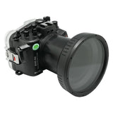SeaFrogs 40m/130ft Underwater camera housing for Canon EOS R6 with 6" Flat Long Port
