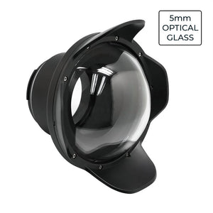 6" Optical Glass Dry Dome Port for SeaFrogs Underwater Housings V.10 40M/130FT