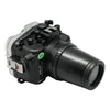 SeaFrogs 40m/130ft Underwater camera housing for Canon EOS R5 with Flat Long port with 67mm thread