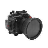 Sony A9 V.3 Series 40M/130FT Underwater camera housing with Zoom ring for FE16-35 F4 included. Black