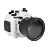 Sony A1 FE 12-24mm f4g UW camera housing kit with 6" Optical Glass Dome port (Including standard port) Zoom rings for FE 12-24mm F4 and FE 16-35mm F4 included