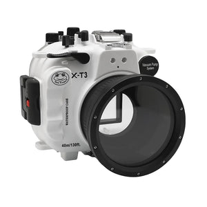 Fujifilm X-T3 40M/130FT Underwater camera housing kit FP.1 (White)