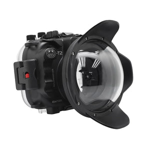 Fujifilm X-T2 40M/130FT Underwater camera housing kit with SeaFrogs Dry dome port V.1