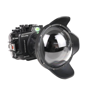 Sony A7 IV NG 40M/130FT Underwater camera housing with 6" Dry Dome Port V.2 (FE16-35mm F2.8 Zoom gear).