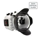 Sony A9 V.2 Series UW camera housing kit with 6" Optical Glass Dome port V.7 (Including standard port) White.