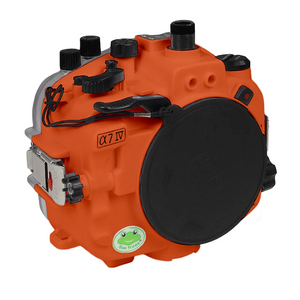 Sony A7 IV Salted Line series 40M/130FT Underwater Waterproof camera housing body only. Orange