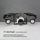 Sea Frogs Dual 5-Pin Sync Cord to Nikonos type bulkhead for underwater housings, 100M/330FT
